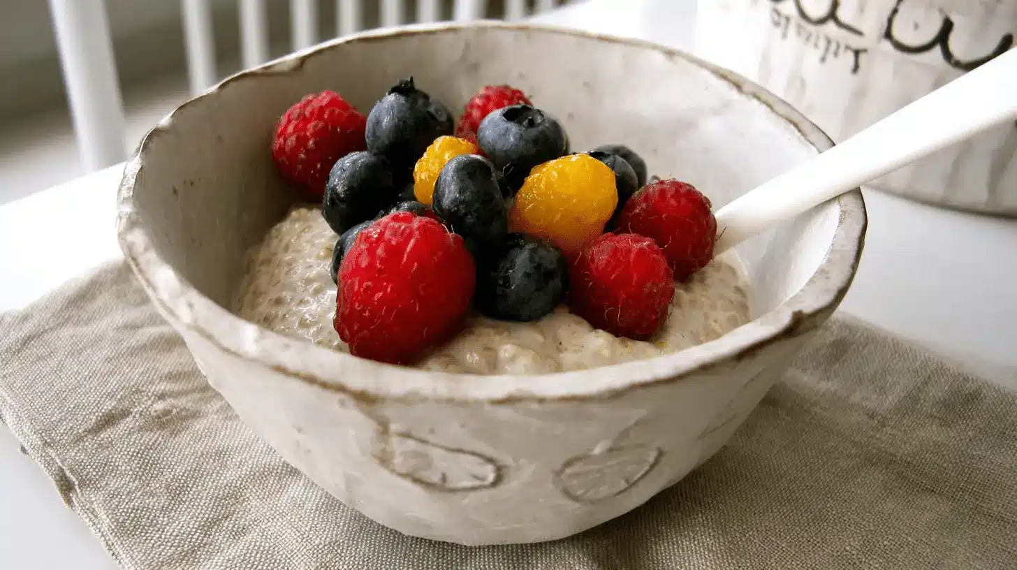 Vanilla Chia Pudding with Berries